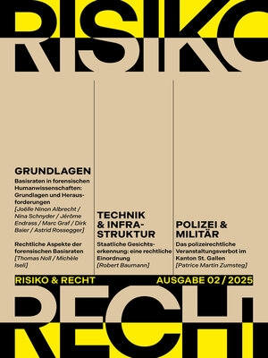 cover image of Risiko & Recht 02/2025
